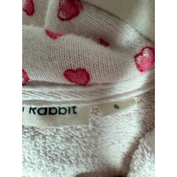 Roller Rabbit Kids Hearts Zip Up Jacket Size 6 - Picture 5 of 7